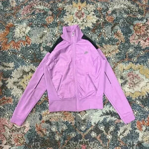 Vintage  Nike Pink Zip-up Track Jacket Small